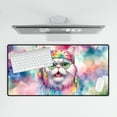 thumbnail image 4 of Hippie Persian Portrait Watercolor Tie-Dye Vintage Styles Desk Mat Full Keyboard Mouse Pad Cat Lover Kitten Owner Gifts Large Mousepad - 00014, 4 of 5
