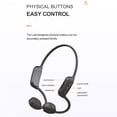 thumbnail image 4 of Inteprter Auriculares Bluetooth de conducción ósea 12 horas de música y llamadas Audición de conducción ósea impermeable Cables de audio/vídeo, 4 of 6