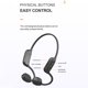 thumbnail image 4 of Inteprter Auriculares Bluetooth de conducción ósea 12 horas de música y llamadas Audición de conducción ósea impermeable Cables de audio/vídeo, 4 of 6