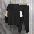 thumbnail image 6 of Ccpelsie Sweatsuits for Men 2 Piece Men's Jogging Tracksuit Set Hoodie Casual Athletic Long Sleeve Zipper Suit Set(A01-Black,M), 6 of 7
