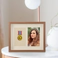 thumbnail image 3 of SWETRACE 1Pack Medal Display Case Wooden Rectangular for Home and Office Decor, 3 of 6