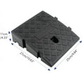 thumbnail image 2 of Portable Curb Ramps,Plastic Kerb Ramps For Lightweight Heavy Duty Threshold Ramp For Trailer Truck, 2 of 4
