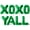 Green, variant on Letter Balloons - XOXO YALL 16" Inch Alphabet Letters Foil Mylar Balloon Valentines Day Party Banner (Pink)