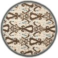 thumbnail image 2 of Safavieh MSR4553B-4R Martha Stewart Collection Handmade Wool Round Area Rug, 4' Diameter, Clove, 2 of 2