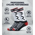 thumbnail image 4 of Breathable Mesh Athletic Crew Socks for Men, Non-Slip Grip Sports Socks for Running & Training, 4 of 6