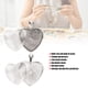 thumbnail image 4 of Colgante en forma de corazón, 60 bandejas colgantes en forma de corazón Ajuste de base de cabujón con cabujón de cristal Khall Tendencias, 4 of 6