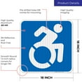 thumbnail image 3 of New York Handicap Parking Sign, Accessible Graphic Only Sign,, 3 of 8