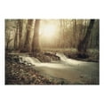 thumbnail image 3 of Tiptophomedecor Landscape Wallpaper Wall Mural - Forest Cascade, 3 of 4