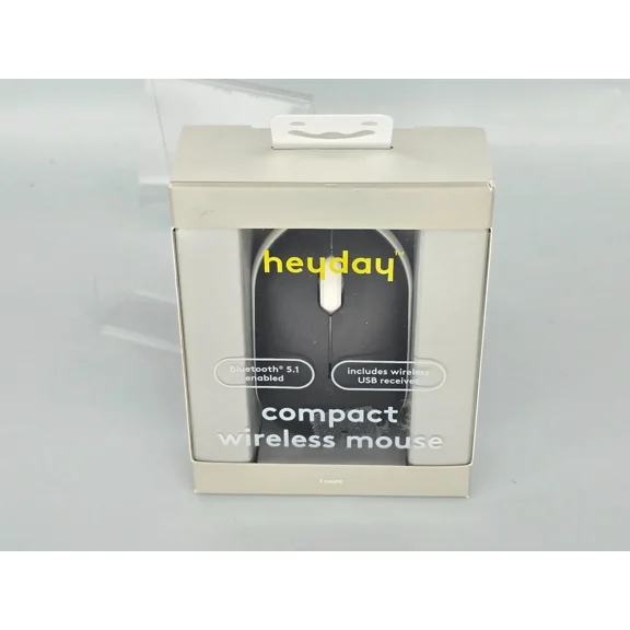 Mouse - Heyday™ Black Compact Wireless Mouse Brand **New**