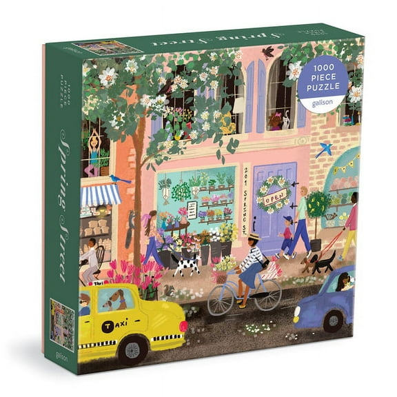 Spring Street 1000 pc Puzzle in a Square Box (Jigsaw)