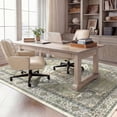 thumbnail image 4 of Washable Area Rug for Living Room, 4'x6' Vintage Boho Non-Slip indoor Rug, Soft Low Pile & Stain Resistant Carpet for Bedroom, Dining Room, Kitchen, Entryway, Nursery, 4 of 8