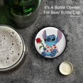 thumbnail image 3 of Stitch Bottle Opener Magnetic with Fridge Magnets Sticker Unique Gift Idea for Camper Lovers Cool Gadgets Outdoor Picnic Home Using, 3 of 8