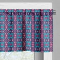 thumbnail image 5 of Ambesonne Geometric Valance & Curtain, Rhombuses Pattern, 55"x36", Multicolor, 5 of 6