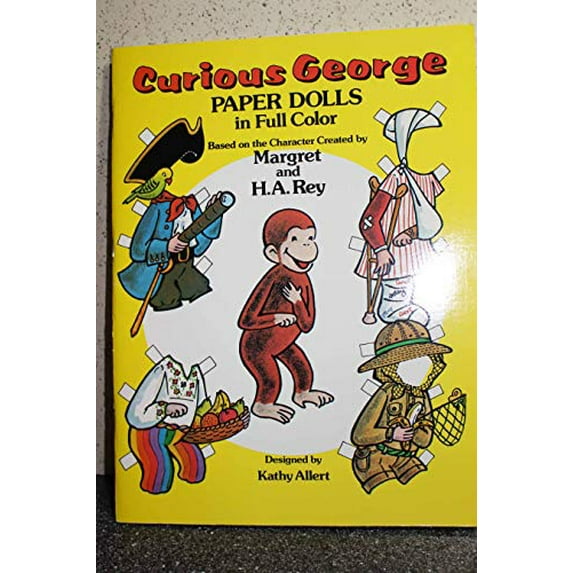 Pre-Owned Curious George Paper Dolls (Dover Paper Dolls) Paperback