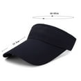 thumbnail image 4 of Sunshade Cap Lengthen Brim Breathable Ultralight Empty Top Baseball Hat for Daily Life, 4 of 11