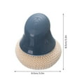 thumbnail image 3 of Migroa Scrub Sponge with Handle - Multifunctional Cleaning Brush for Pots, Pans, Dishes, Non-Scratch, Nylon Bristles, Easy Grip, Kitchen Cleaning Tool Navy Blue, 3 of 9