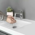 thumbnail image 3 of Stylish Single-Handle Polished Chrome Bathroom Faucet Height 5⅞" B-111C, 3 of 12