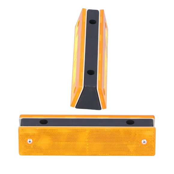 Reflective Marker,2PCS Rectangle Reflective Sign Reflective Road Marker Road Stud Smart Functionality