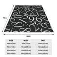 thumbnail image 3 of Sikiie Numbers Ultra-Soft Micro flannel Blanket Luxury All Seasons Warm Blanket for Bedding Sofa and Travel (4 sizes)-40"x30", 3 of 7