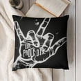 thumbnail image 3 of SHANXI  Throw Pillow Covers Home Decor Rock Roll Music Guitar Vintage Retro Sun Pillow Cases Decorative 18x18in, 3 of 5