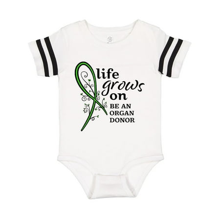 

Inktastic Life Grows On- be an Organ Donor Gift Baby Boy or Baby Girl Bodysuit