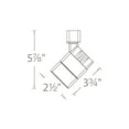 thumbnail image 6 of Wac Lighting H-Led207-30 Summit H-Track 6" Tall 3000K Led Track Head - White, 6 of 6