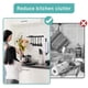 thumbnail image 3 of 2 Pack Versatile Paper Towel Holder, Stainless Steel Black Wall Mount or Self-Adhesive, 3 of 5