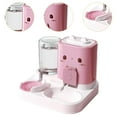 thumbnail image 6 of YWMJZEU 2 in 1 Automatic Pet Feeder Water Dispenser Household Dog Bowl Supplies Pet Food Pink, 6 of 9