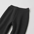 thumbnail image 5 of CQONEPT Teen Girls Cotton Pants Bell Bottom School Uniform Pants Lounge High Waist Fashion Outdoor Pant Dark Gray 5-6Years, 5 of 7