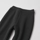 thumbnail image 4 of Pantalones largos para niños, de color sólido, con cintura elástica y engrosamiento, de poliéster, ideales como leggings deportivos informales para niñas., 4 of 6