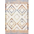 thumbnail image 2 of JONATHAN Y MOH200E-4 Amir Moroccan Beni Souk Ivory/Blue/Orange 4 ft. x 6 ft. Area Rug, 2 of 9