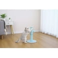 thumbnail image 3 of Home4Cat 17.1" Tall Dual-Function Recycled Paper Cat Scratching Post, Blue, 3 of 6