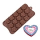 thumbnail image 3 of Injueey 15-grid Silicone Chocolate Mold Reusable Rose Baking Mould Shape Kitchen Cake Crafting Molds DIY Handmade Flower for Biscuits Type3 NO3, 3 of 6
