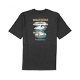 thumbnail image 2 of Tommy Bahama Men Whales World Short Sleeve T-Shirt, Coal, S/P, 2 of 2