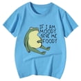 thumbnail image 1 of Chemise Mignonne pour Filles Drôle Si Je Me Donne de la Nourriture Animal Mignon TeePatterned Col Rond Manches Courtes Tops Manches Longues Filles Tunique 2t Arc-en-Ciel Haut Fille Tout-Petit, 1 of 4