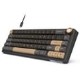 thumbnail image 1 of RK ROYAL KLUDGE R65 Wired Gaming Keyboard with Volume Knob, 60% Percent RGB Backlit Mechanical Keyboard Gasket Mount with PBT Key, 1 of 9