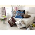 thumbnail image 2 of Bronzing Flannel Pillow Cover Set Of 2 Printed Pillowcase Gold Flowers Patt, 2 of 4