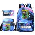 thumbnail image 1 of Mochila con estampado de motosierra para hombre, bolsa de hombro para ordenador portátil, estuche para lápices, estilo Hip Hop, novedad Fivean unisex, 1 of 2