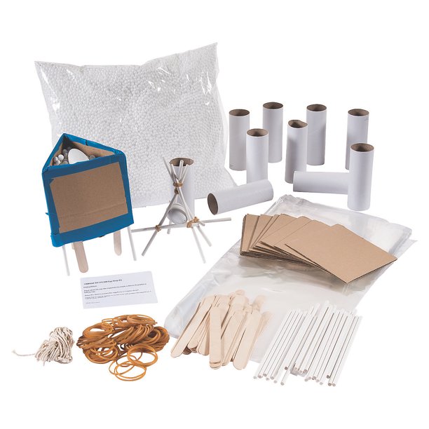 DIY STEAM EGG DROP KIT Craft Kits 12 Pieces