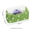 thumbnail image 2 of Rhinestone Business Card Holder Crystal Business Card Holders Bling Business Card Organizer Display Stand for Desktop Desk Office Exhibition, Green, 2 of 6