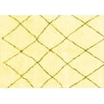 thumbnail image 1 of Ahgly Company Indoor Rectangle Solid Yellow Modern Area Rugs, 7' x 9', 1 of 4