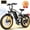 Black, variant on ESKUTE M300 Electric Bike for Adults, Full Suspension Fat Tire Mountain Ebike, 52V 20.8Ah Removable Battery, 1200W Motor, Up to 33MPH, 80 Miles Electric Bicycle Blue, UL2849