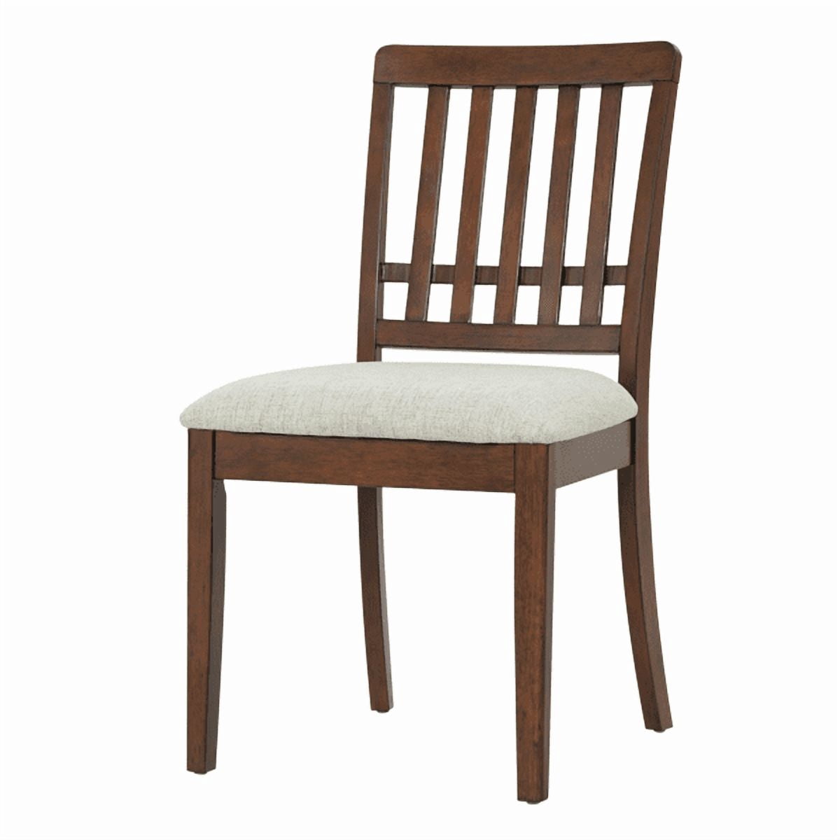 Modern Scandinavian Dining Chairs, Curved Wood Backrest with Gray Fabric Seat, Finish for Dining Room and Apartment