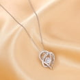 thumbnail image 2 of MASALADI Stepdaughter Gifts from Stepmom, I Love You to the Moon Heart Necklace for Bonus Daughter, Christmas Birthday Wedding Jewelry Gift Box, 2 of 6
