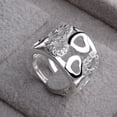 thumbnail image 4 of Anillo Corazón Anillo Mujer Moda Personalidad Anillos Señoras, 4 of 6