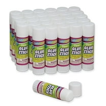 Glue Sticks, Clear, .70 oz, Pack of 30