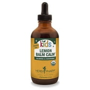 Herb Pharm Lemon Balm Calm - Glycerite - Calming And Soothing - Kids - 4 Oz