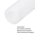 thumbnail image 4 of Uxcell 2 Pcs Foam Tube Sponge Protective Sleeve Heat Preservation Polyethylene Foamed Cotton White 0.7" x 1", 4 of 5
