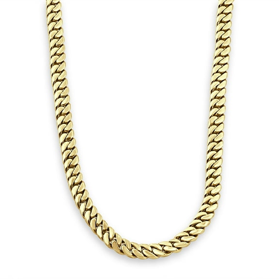 Pompeii Men's Cuban Link 14k Gold (43gram) or Platinum (69gram)  7mm Link Bracelet 8.5"