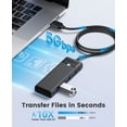 thumbnail image 3 of Hub USB 3.0 ORICO de 4 puertos con cable de 1,8 m para portátil MacBook Pro, 3 of 9